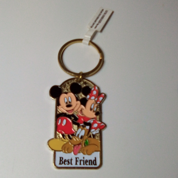 🦋Sale🦋Disney Mickey Minnie best friend keychain - Picture 4 of 5